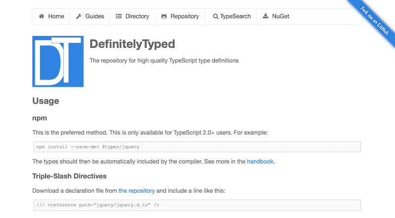 한없이 부러워지는 DefinitelyTyped 😭